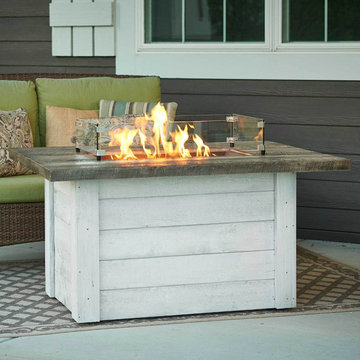Fire pits, outdoor fireplaces, & tabletop flames