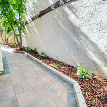 Backyard Remodel (Pavers, Mulch, Shrubs, Planter Bed, Edger)