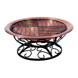 Copper Leaf Fire Pit - Fire Pits
