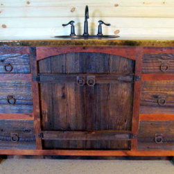 Reclaimed Barn Wood Bathroom - Bathroom Vanities And Sink Consoles