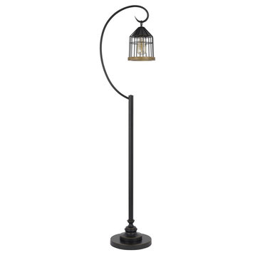 Valparaiso 1 Light Floor Lamp, Dark Bronze