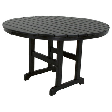 Ivy Terrace Classics Round 48" Dining Table, Black