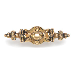 Inviting Home Inc. - Pembridge Pulls, 24K Satin Gold - Cabinet And Drawer Handle Pulls