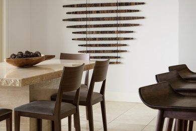Example of a trendy dining room design in Hawaii