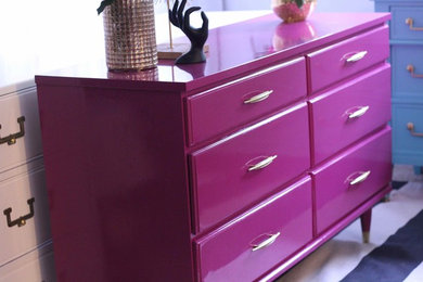 High Gloss Purple Dresser