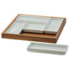 Modular Serving Platter with 5 Dishes