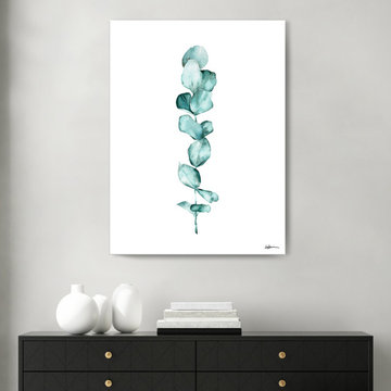 'Single Eucalyptus' Wrapped Canvas Wall Art