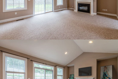 Family room - contemporary family room idea in Dallas