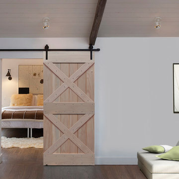 Sliding Barn Doors-Double X Barn Door • 6´8˝ Tall