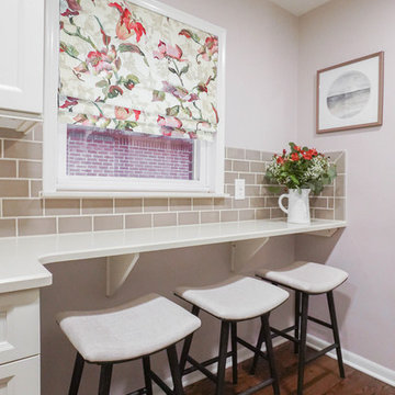 Showplace EVO Kitchen in Edgewater Dover White
