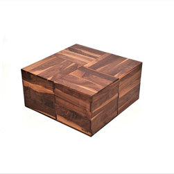 Multipurpose Walnut Cube - Furniture