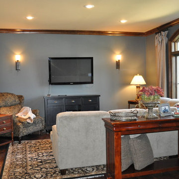 Sartell Redesign, kitchen, diningroom, sunroom, media room.