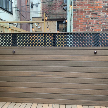1st and 2nd Level Decks with matching Privacy Fence