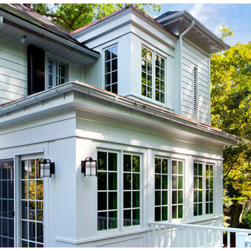 Residential Elevator Addition Porch Detail