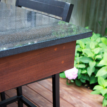 North York Custom Ipe Deck with Fire Table