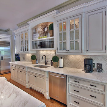 From Rustic Knotty Pine to White, Clean and Simple!