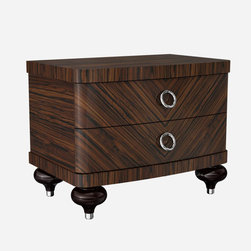 Delia Contemporary Nightstand - Nightstands And Bedside Tables