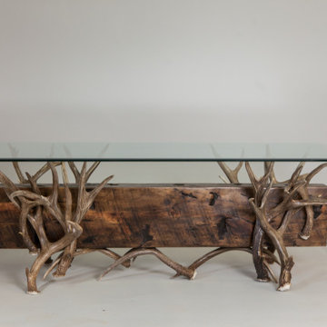 Timberline Mule Deer Antler Coffee/Cocktail Table