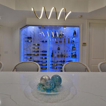 Wine Room Wine Display / Back Lit Stone Display