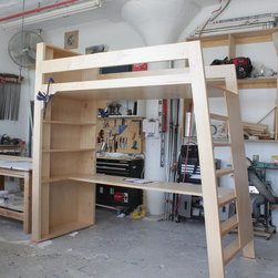 Maple loft bed with desk - Products