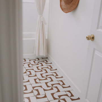 Modern + Organic Bathroom Remodel