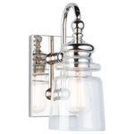 ArtCraft - ArtCraft AC11591PN Castara - One Light Wall Mount - From the Lighting Pulse design firm, the "Castara"Castara One Light Wa Polished Nickel CleaUL: Suitable for damp locations Energy Star Qualified: n/a ADA Certified: n/a  *Number of Lights: Lamp: 1-*Wattage:100w Medium Base bulb(s) *Bulb Included:No *Bulb Type:Medium Base *Finish Type:Polished Nickel