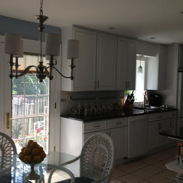 Blue and White Kitchen