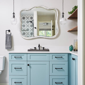 Creating a Basement Bath from Borrowed Space