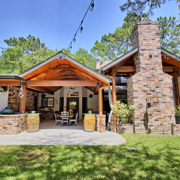The Woodlands Outdoor Patio and Kitchen