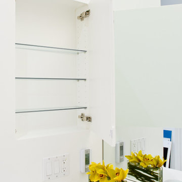 Perry St. Corian Bathroom - NYC
