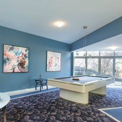 Contemporary artwork in the spacious basement - Artwork