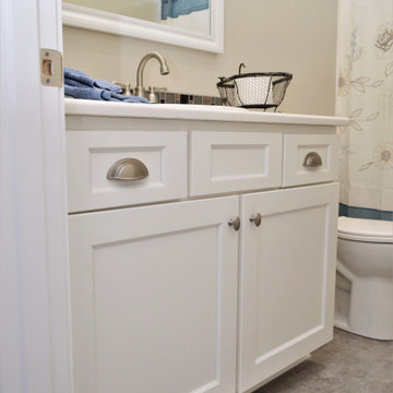 Transitional White Maple Kitchen. BaileyTown USA Select