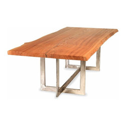 Elm Slab Table - Dining Tables