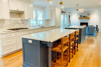 Transitional kitchen photo in Providence