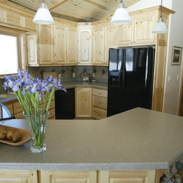 Knotty Pine Kitchen