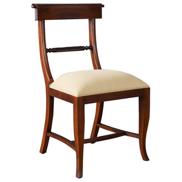 Mahogany Twist Back Side Chair