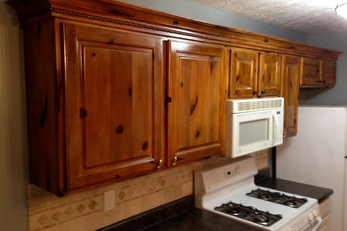 Knotty Pine Kitchen Cabinets