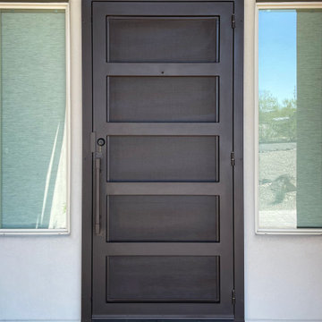 Desert Contemporary Iron Security Door