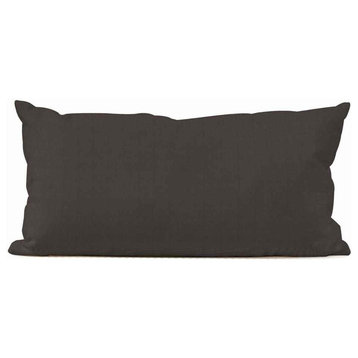 Seascape Kidney Pillow, Charcoal
