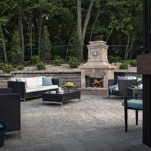 Outdoor fireplace