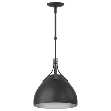 Summit Pendant, Black Finish, Black Accents, Standard Overall Height