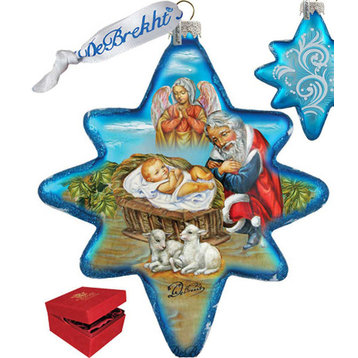Limited Edition Regal Nativity Snowflake Ornament