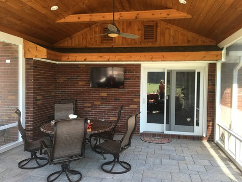 Need Color Suggestion For Brick Wall In Screened Porch