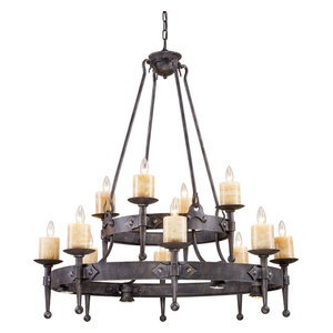 Cambridge 8 4 Light Chandelier Moonlit Rust Rustic Light Chandelier Moonlit Rust