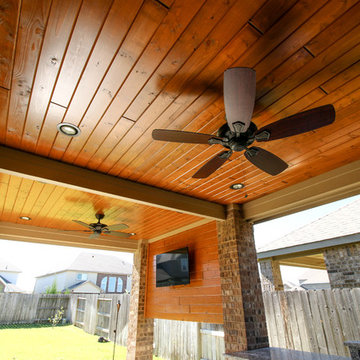 Patio Cover and Outdoor Kitchen: Cypress, TX