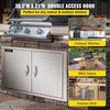 VEVOR Outdoor Kitchen Doors BBQ Kitchen Doors 30.5x21" Stainless Steel Cabinet