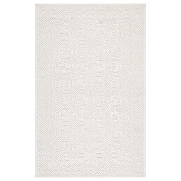 Safavieh Textural Collection TXT101A Rug, Ivory, 8' X 10'