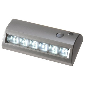 Fulcrum 20032-301 6-LED Motion Sensor Weatherproof Light, Silver
