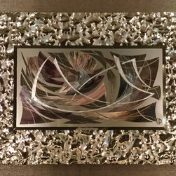 Artwork: Original paintings on glass - Mixed Media Art