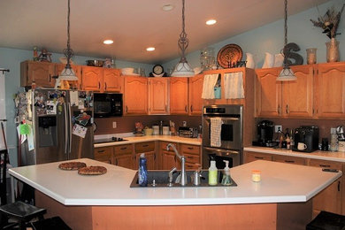 Transitional kitchen photo in Other